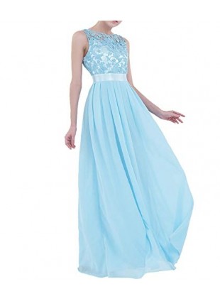 Elegantes hellblaues Abendkleid